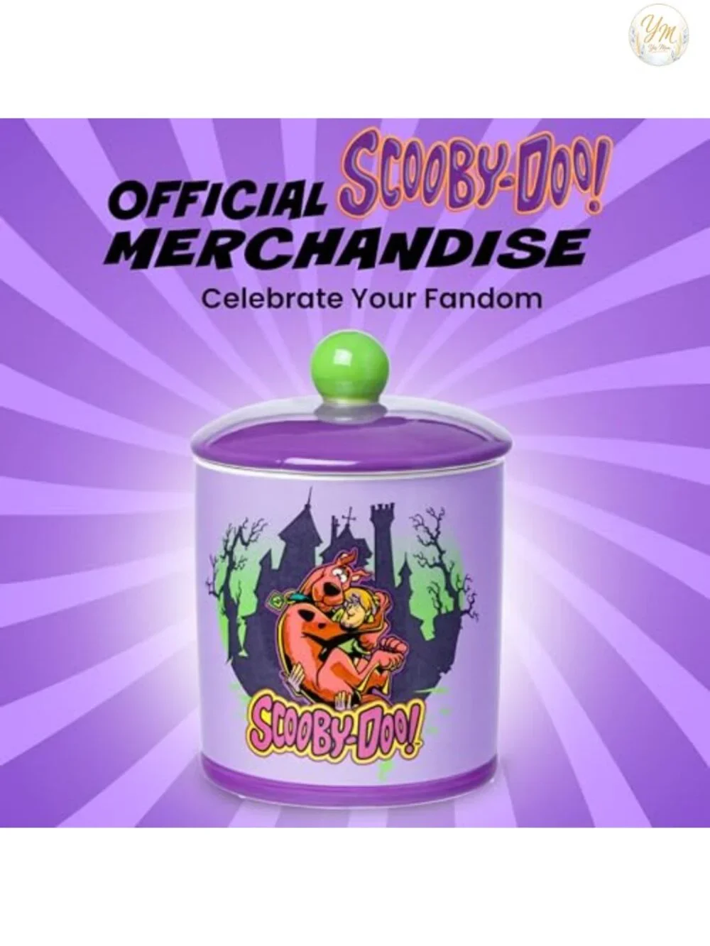 Scooby Doo Ceramic Cookie Snack Jar - 64oz Large